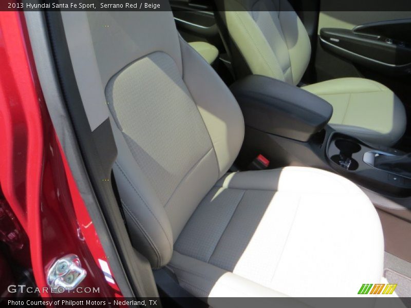 Serrano Red / Beige 2013 Hyundai Santa Fe Sport