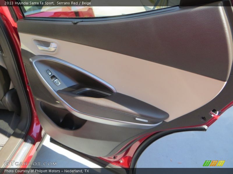 Serrano Red / Beige 2013 Hyundai Santa Fe Sport