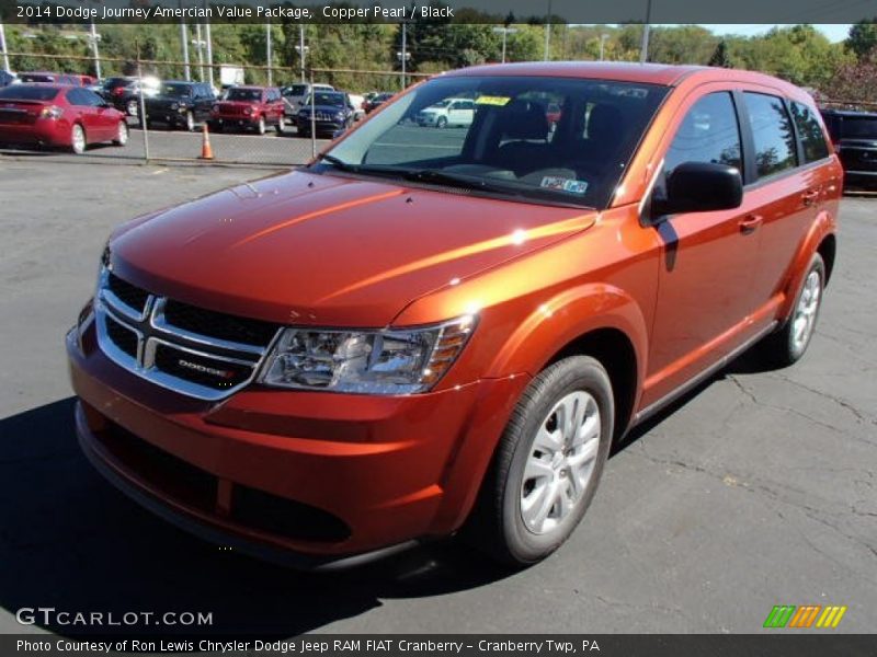 Copper Pearl / Black 2014 Dodge Journey Amercian Value Package