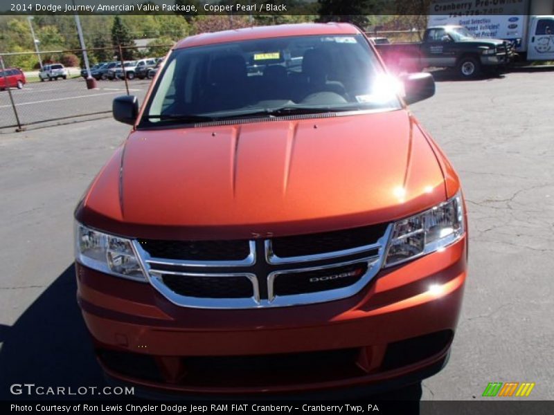 Copper Pearl / Black 2014 Dodge Journey Amercian Value Package