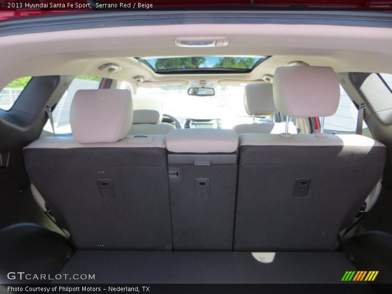 Serrano Red / Beige 2013 Hyundai Santa Fe Sport