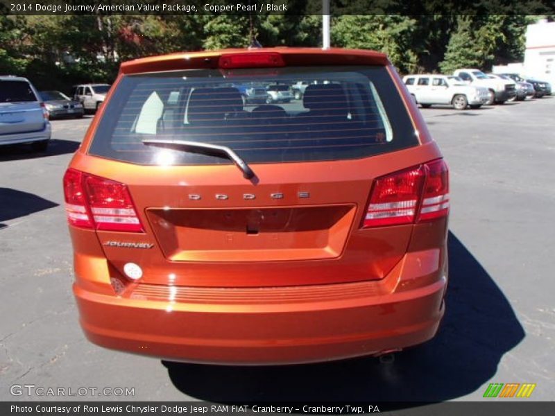 Copper Pearl / Black 2014 Dodge Journey Amercian Value Package