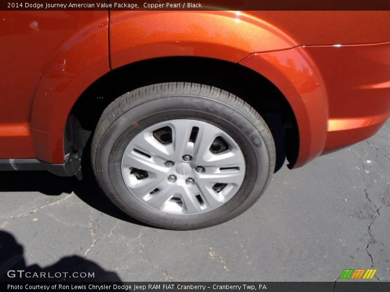 Copper Pearl / Black 2014 Dodge Journey Amercian Value Package