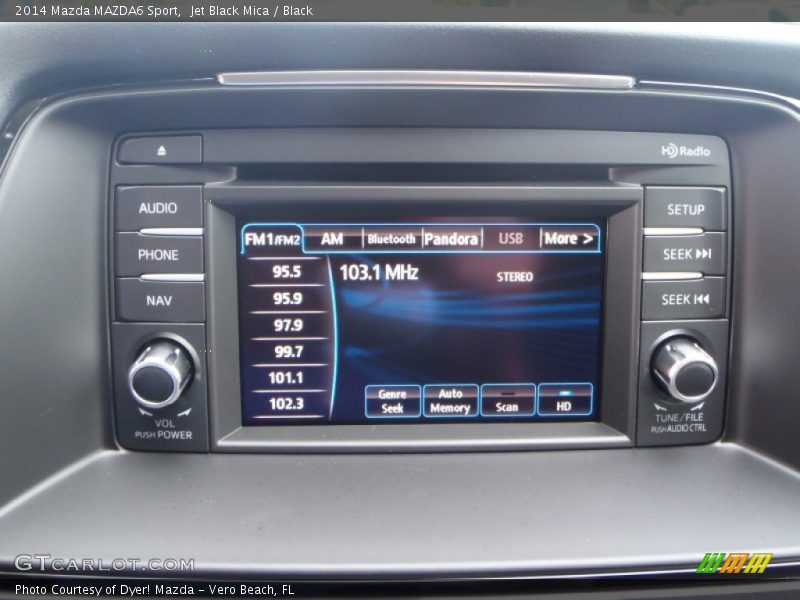 Audio System of 2014 MAZDA6 Sport