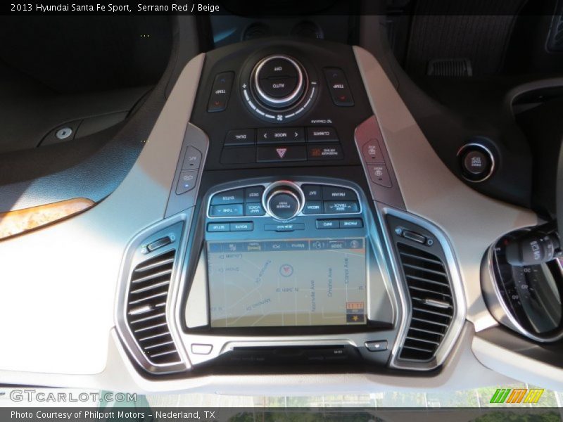 Serrano Red / Beige 2013 Hyundai Santa Fe Sport
