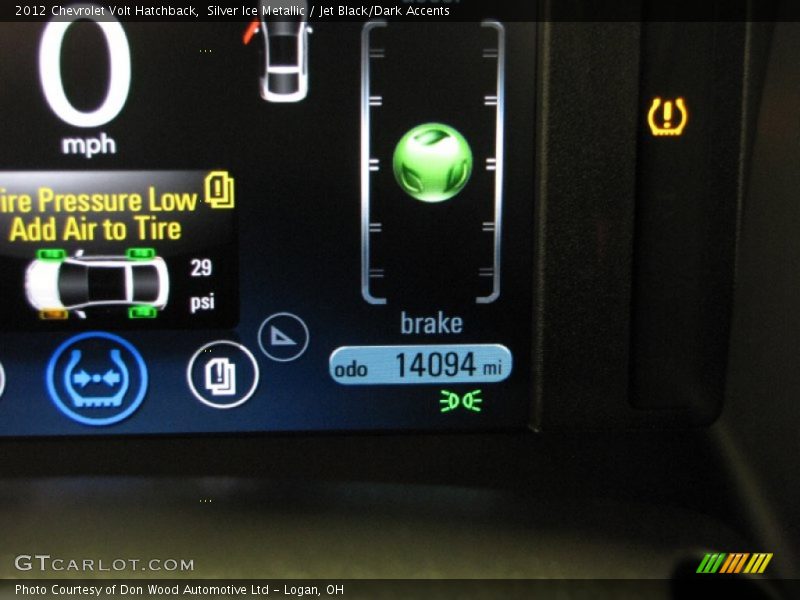 Silver Ice Metallic / Jet Black/Dark Accents 2012 Chevrolet Volt Hatchback