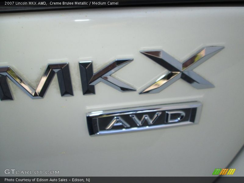 Creme Brulee Metallic / Medium Camel 2007 Lincoln MKX AWD