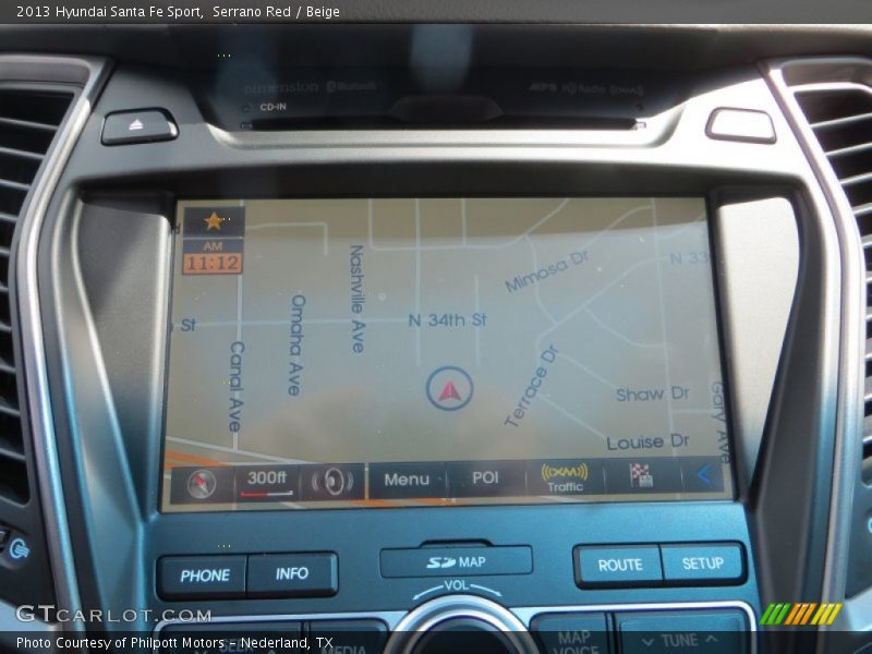 Serrano Red / Beige 2013 Hyundai Santa Fe Sport