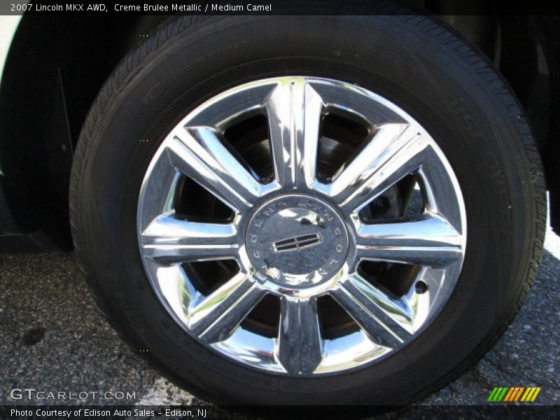 Creme Brulee Metallic / Medium Camel 2007 Lincoln MKX AWD