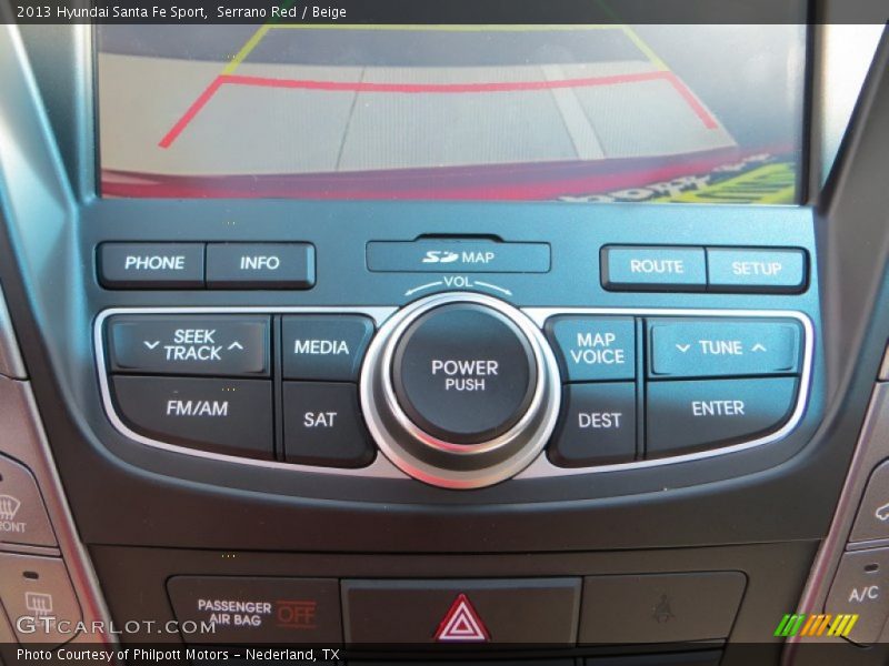 Serrano Red / Beige 2013 Hyundai Santa Fe Sport