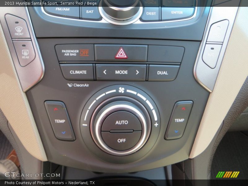 Serrano Red / Beige 2013 Hyundai Santa Fe Sport