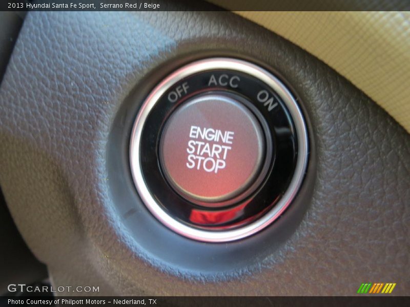 Serrano Red / Beige 2013 Hyundai Santa Fe Sport