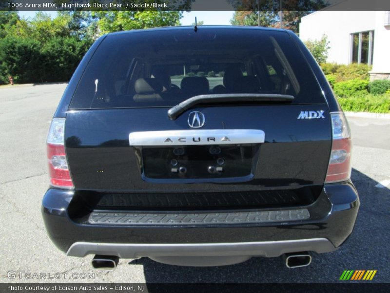 Nighthawk Black Pearl / Saddle/Black 2006 Acura MDX