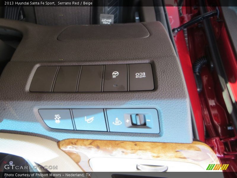 Serrano Red / Beige 2013 Hyundai Santa Fe Sport