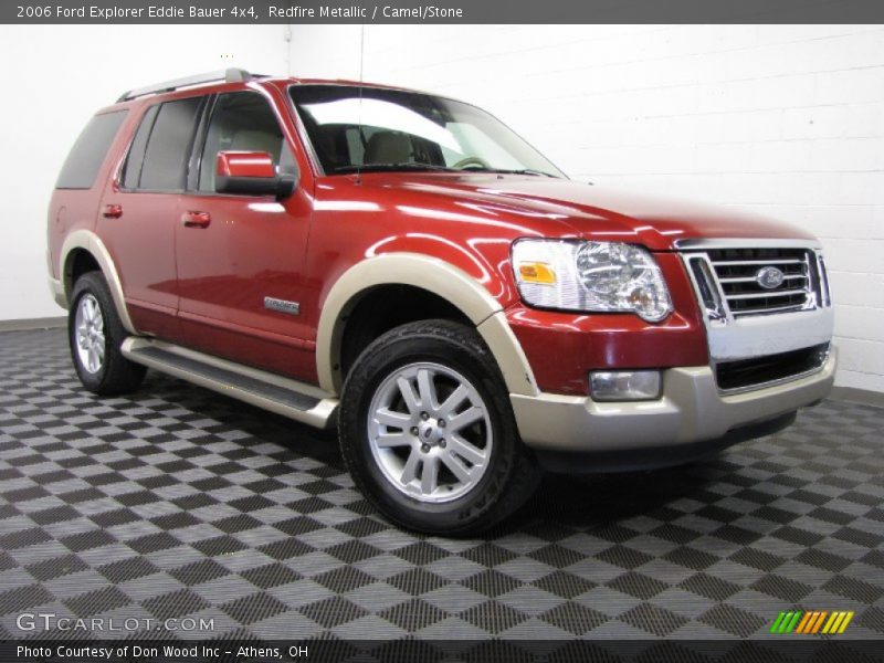 Redfire Metallic / Camel/Stone 2006 Ford Explorer Eddie Bauer 4x4