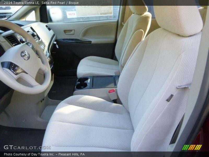 Salsa Red Pearl / Bisque 2014 Toyota Sienna LE