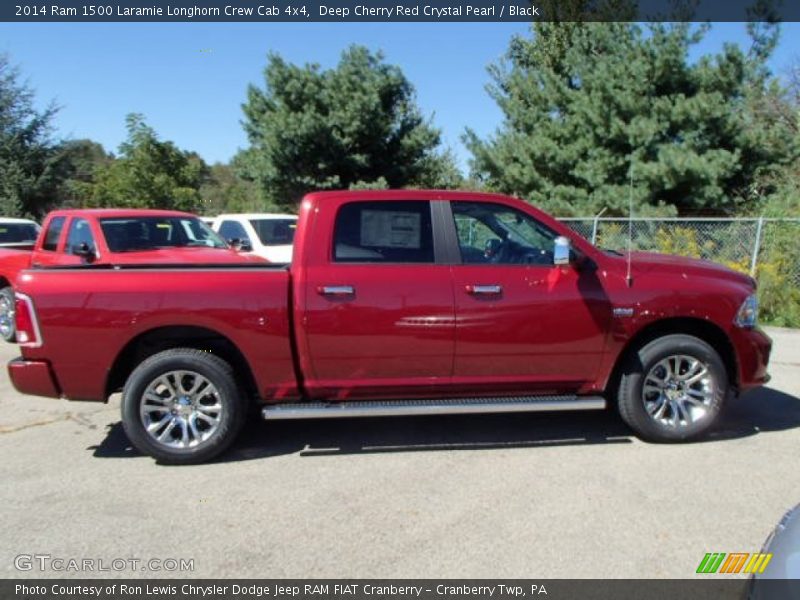  2014 1500 Laramie Longhorn Crew Cab 4x4 Deep Cherry Red Crystal Pearl