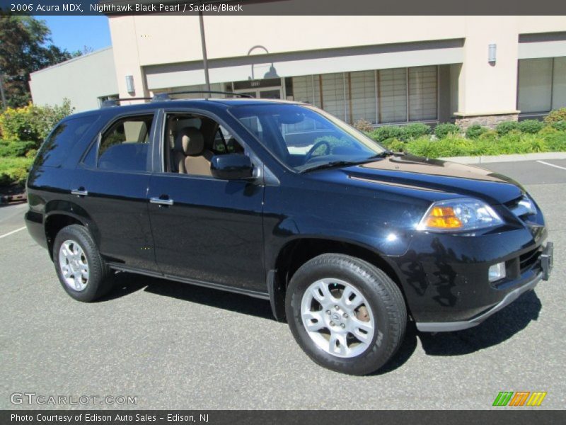 Nighthawk Black Pearl / Saddle/Black 2006 Acura MDX
