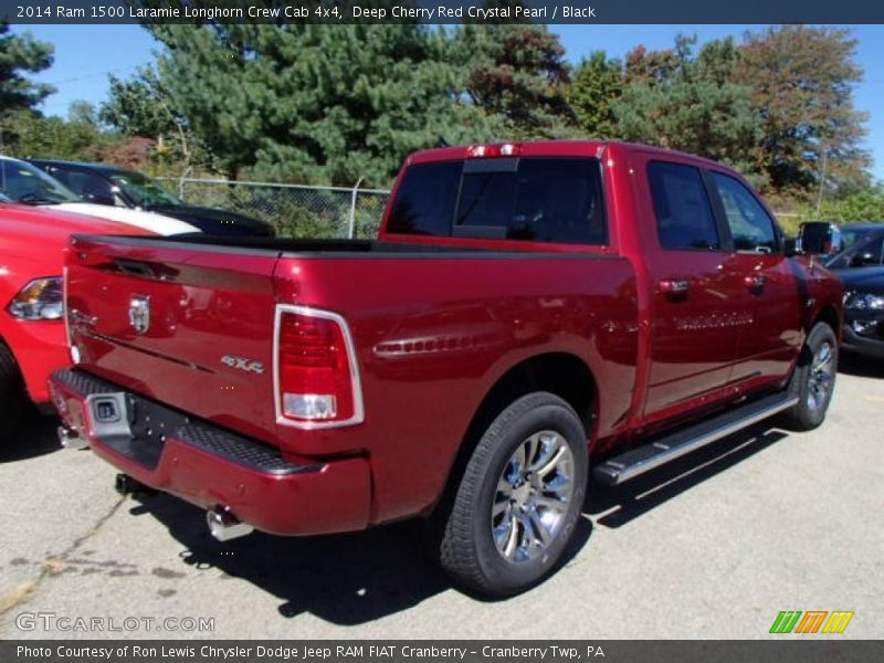 Deep Cherry Red Crystal Pearl / Black 2014 Ram 1500 Laramie Longhorn Crew Cab 4x4