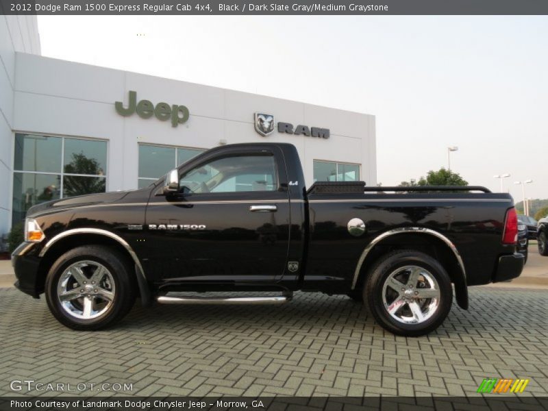 Black / Dark Slate Gray/Medium Graystone 2012 Dodge Ram 1500 Express Regular Cab 4x4