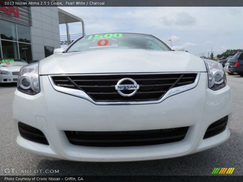 Pearl White / Charcoal 2013 Nissan Altima 2.5 S Coupe