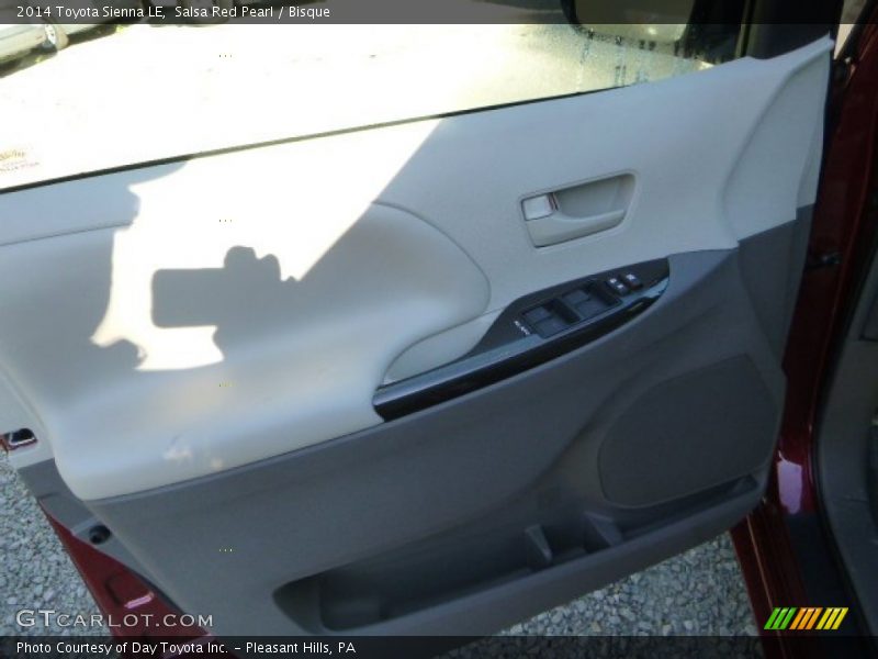 Salsa Red Pearl / Bisque 2014 Toyota Sienna LE