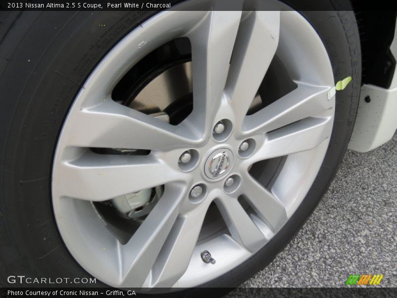 Pearl White / Charcoal 2013 Nissan Altima 2.5 S Coupe