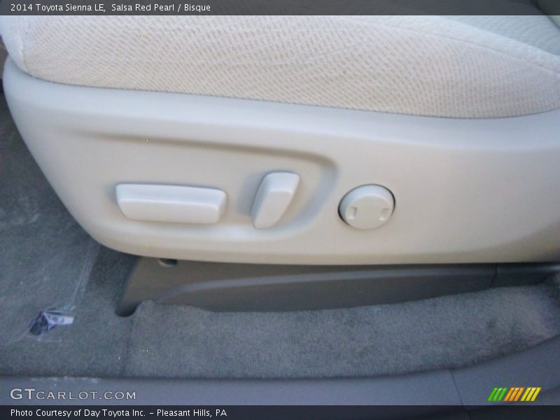 Salsa Red Pearl / Bisque 2014 Toyota Sienna LE