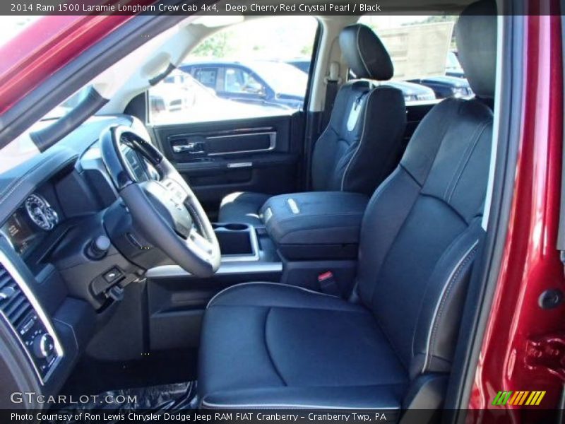 Front Seat of 2014 1500 Laramie Longhorn Crew Cab 4x4