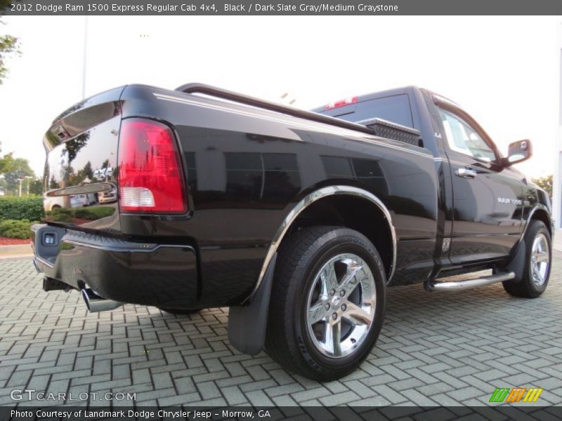 Black / Dark Slate Gray/Medium Graystone 2012 Dodge Ram 1500 Express Regular Cab 4x4
