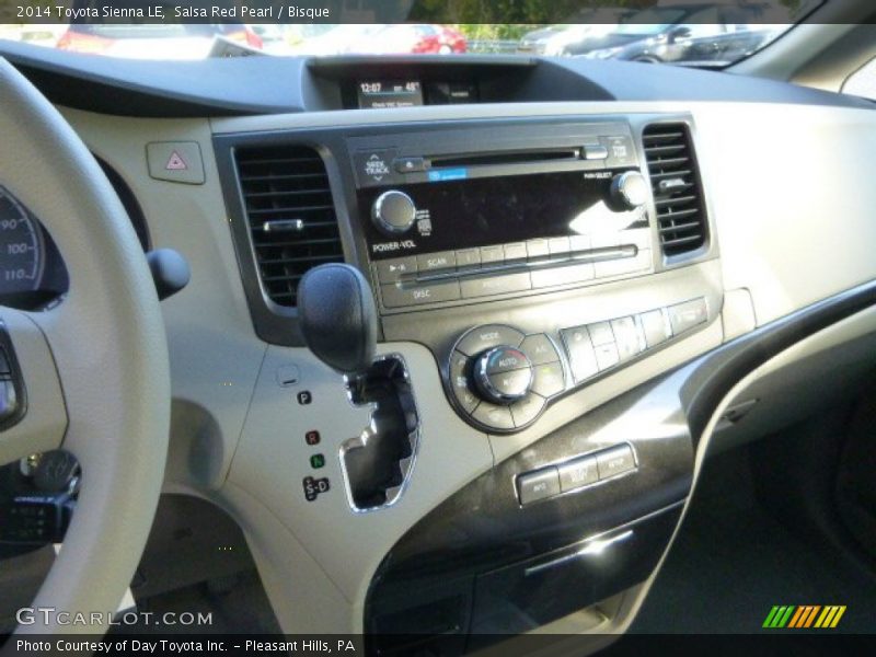 Salsa Red Pearl / Bisque 2014 Toyota Sienna LE