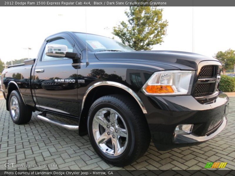 Black / Dark Slate Gray/Medium Graystone 2012 Dodge Ram 1500 Express Regular Cab 4x4
