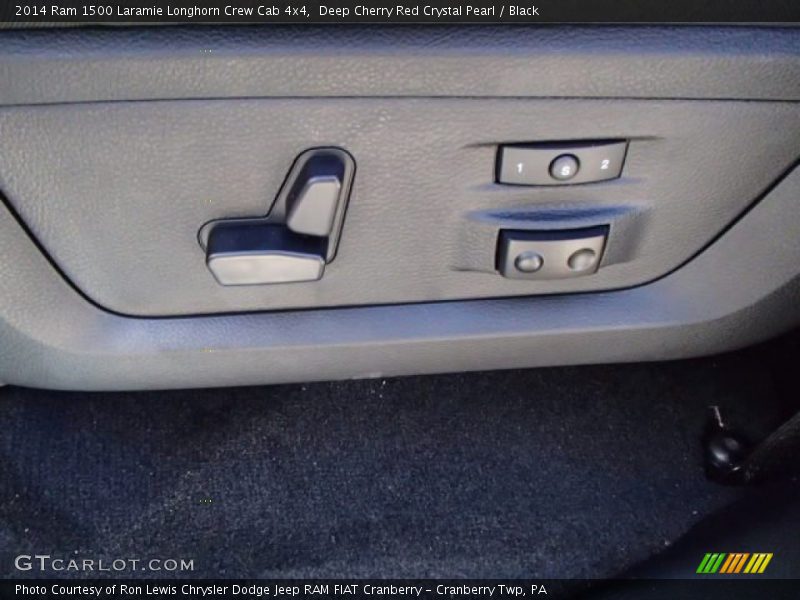 Deep Cherry Red Crystal Pearl / Black 2014 Ram 1500 Laramie Longhorn Crew Cab 4x4