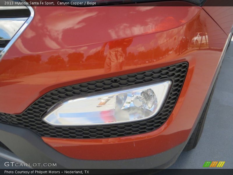 Canyon Copper / Beige 2013 Hyundai Santa Fe Sport
