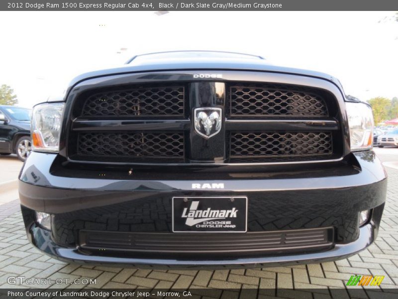Black / Dark Slate Gray/Medium Graystone 2012 Dodge Ram 1500 Express Regular Cab 4x4