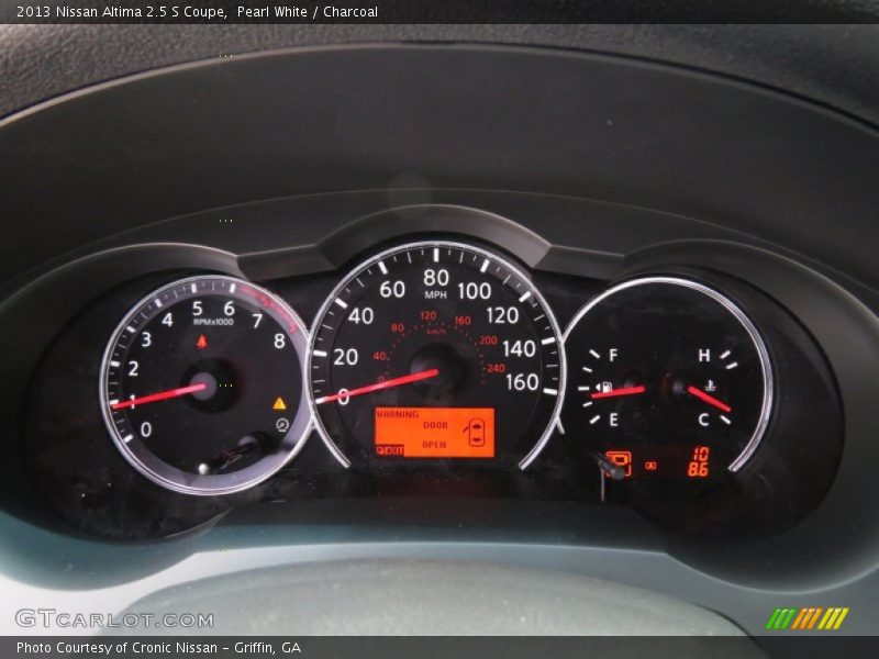 Pearl White / Charcoal 2013 Nissan Altima 2.5 S Coupe