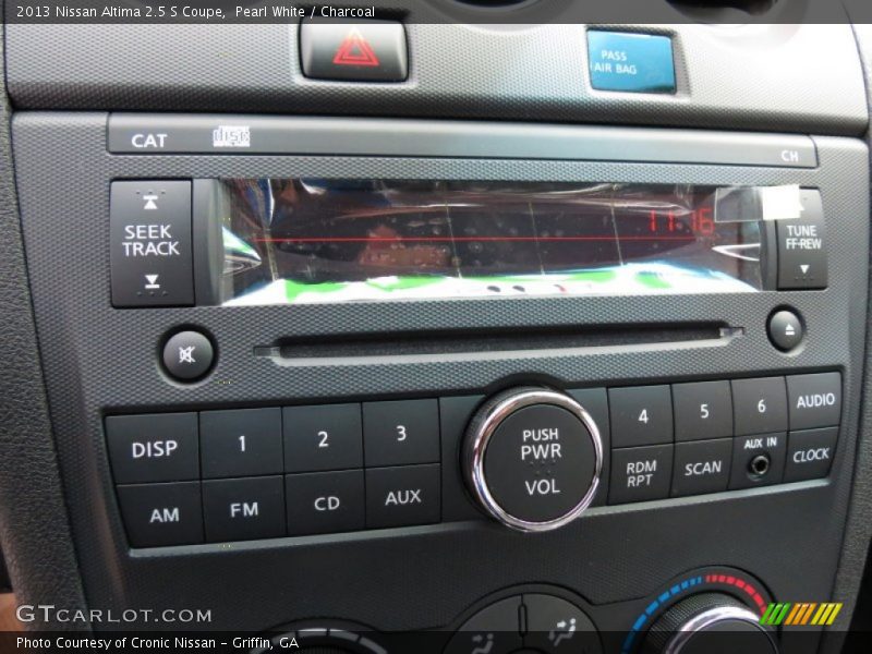 Pearl White / Charcoal 2013 Nissan Altima 2.5 S Coupe