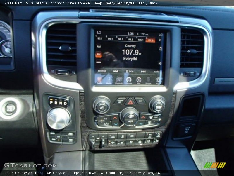 Deep Cherry Red Crystal Pearl / Black 2014 Ram 1500 Laramie Longhorn Crew Cab 4x4