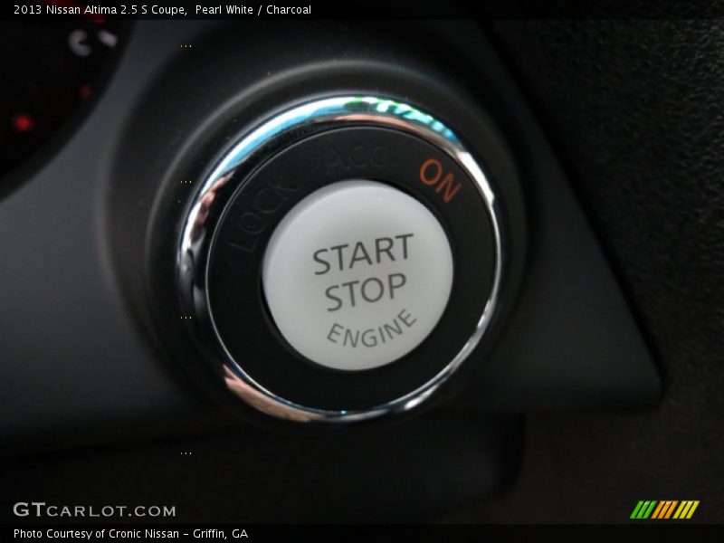 Pearl White / Charcoal 2013 Nissan Altima 2.5 S Coupe