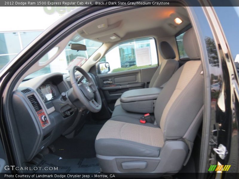 Black / Dark Slate Gray/Medium Graystone 2012 Dodge Ram 1500 Express Regular Cab 4x4