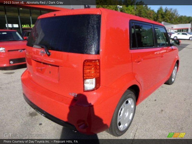 Absolutly Red / Dark Gray 2013 Scion xB