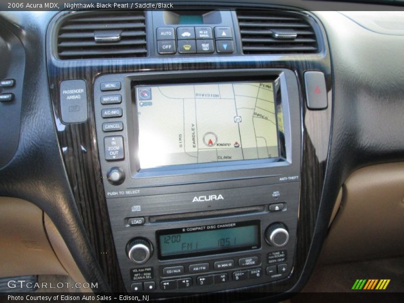 Nighthawk Black Pearl / Saddle/Black 2006 Acura MDX