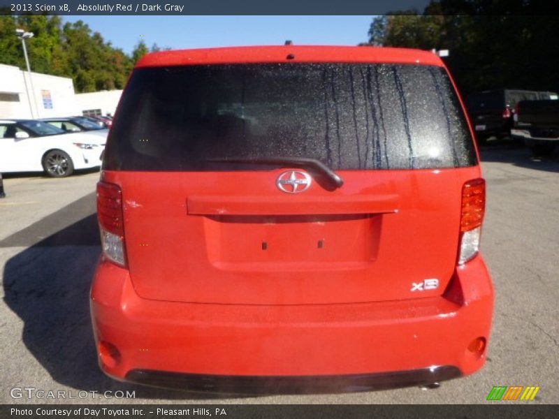 Absolutly Red / Dark Gray 2013 Scion xB