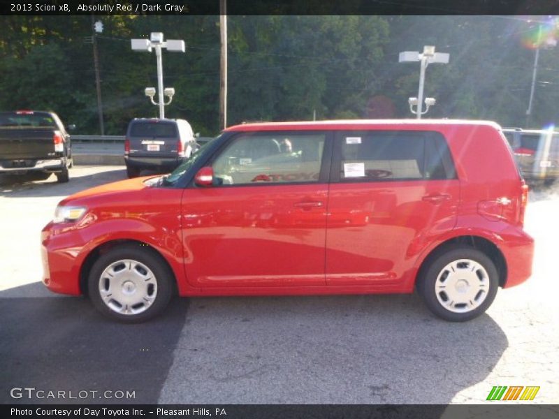 Absolutly Red / Dark Gray 2013 Scion xB