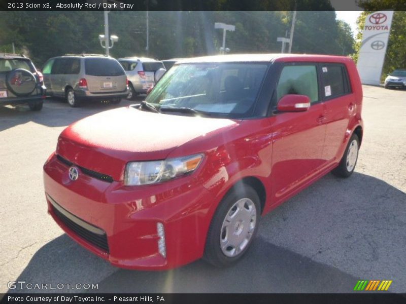 Absolutly Red / Dark Gray 2013 Scion xB
