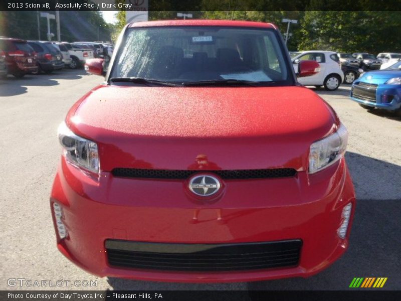 Absolutly Red / Dark Gray 2013 Scion xB