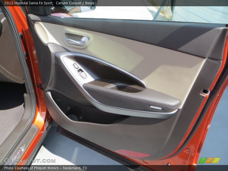 Canyon Copper / Beige 2013 Hyundai Santa Fe Sport