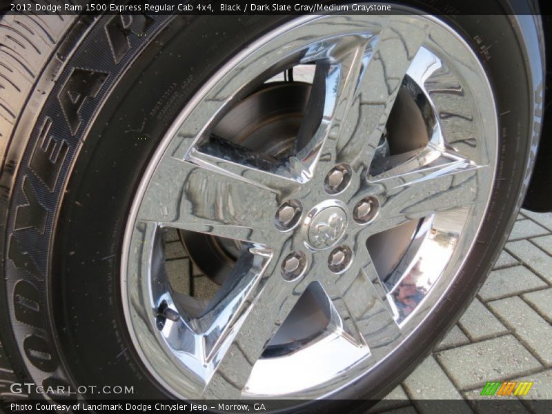 Black / Dark Slate Gray/Medium Graystone 2012 Dodge Ram 1500 Express Regular Cab 4x4