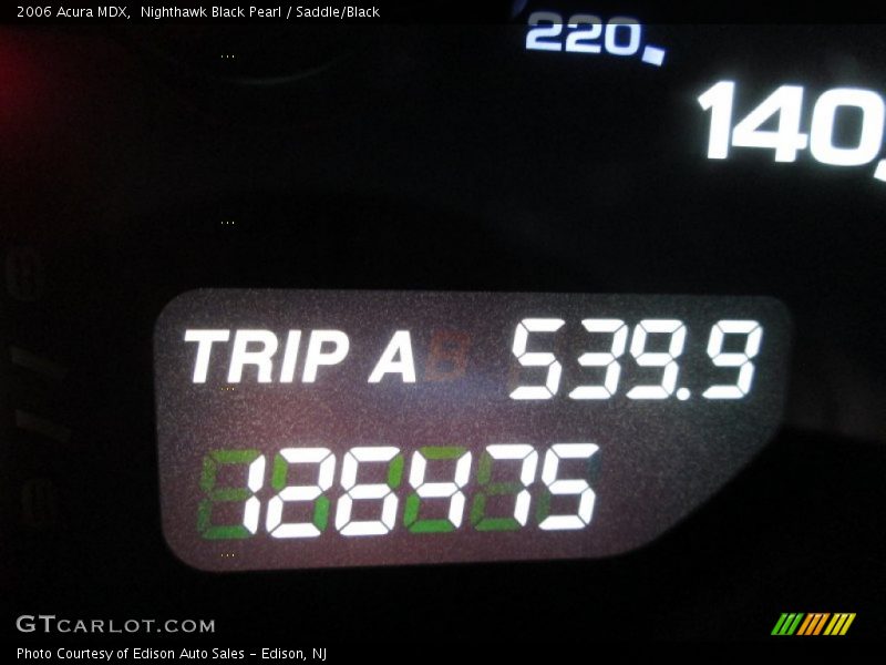 Nighthawk Black Pearl / Saddle/Black 2006 Acura MDX