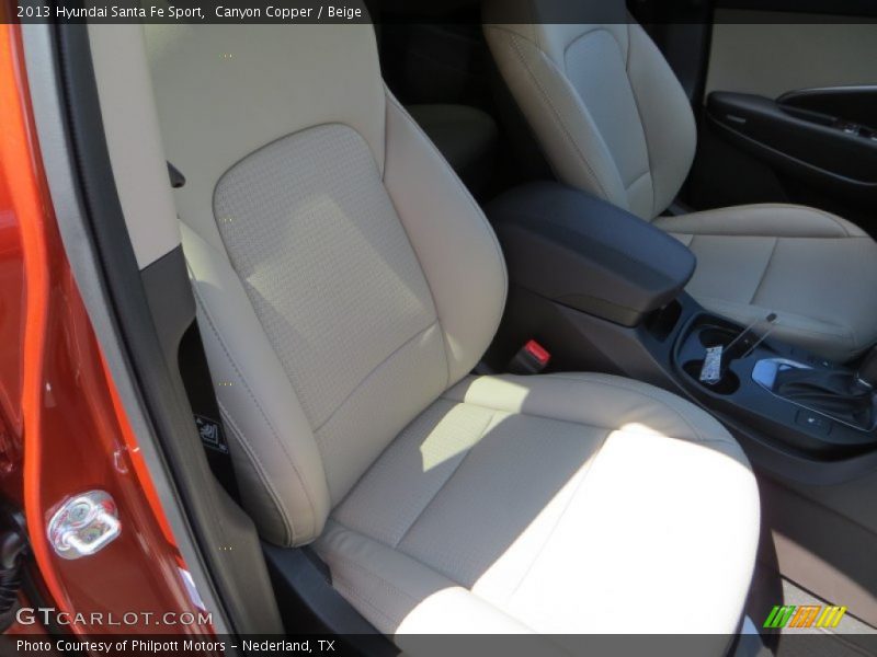 Canyon Copper / Beige 2013 Hyundai Santa Fe Sport